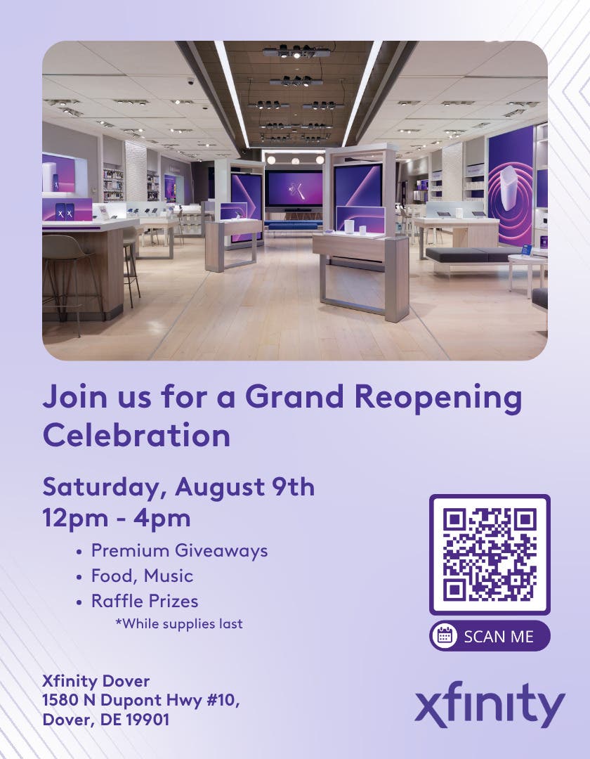 Grand Reopening Celebration at Dover Xfinity