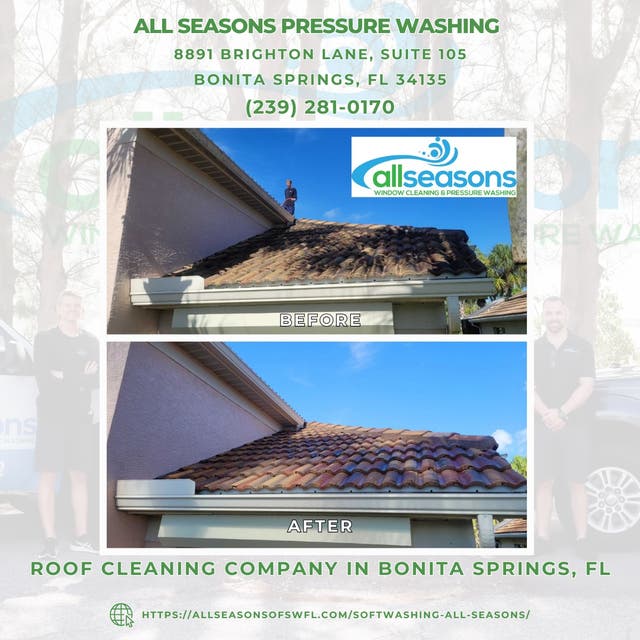 Roof Cleaning Company in Bonita Springs, FL All Seasons Pressure