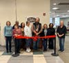 Ribbon Cutting with Staff and Friends of the Library