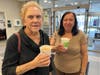 Theresa Troiano and Carol Meyer Take a Sip