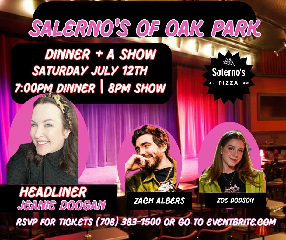 Dinner + a Show with Comedian Jeanie Doogan