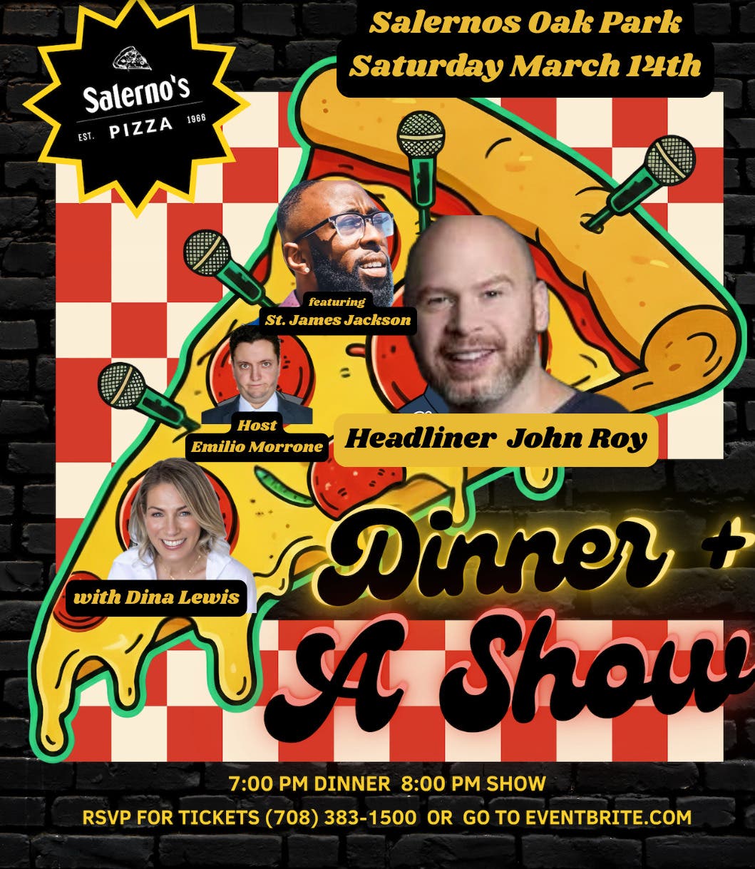 Dinner + a Show with Comedian John Roy