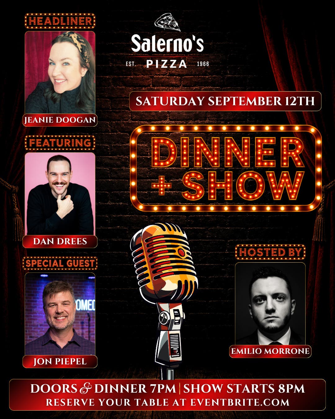 Dinner + a Show with Comedian Jeanie Doogan