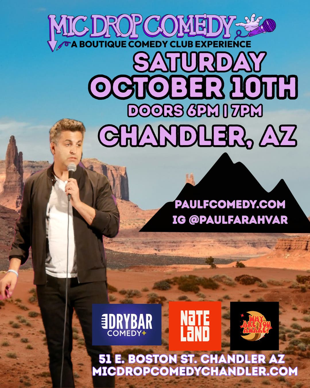 Former Lawyer turned Stand Up Comedian Paul Farahvar 