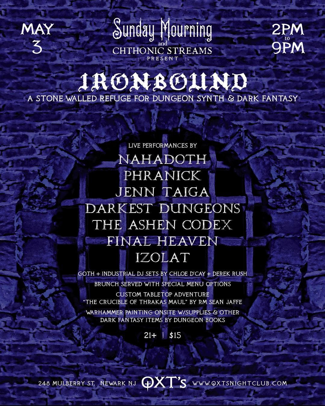 IRONBOUNDA - stone-walled refuge for Dungeon Synth & Dark Fantasy.