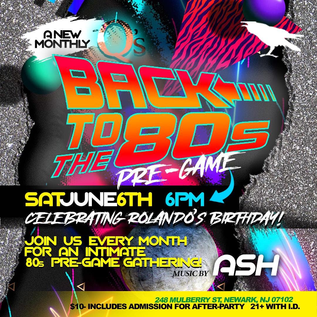 BACK to the 80's - Party starts @ 6PM