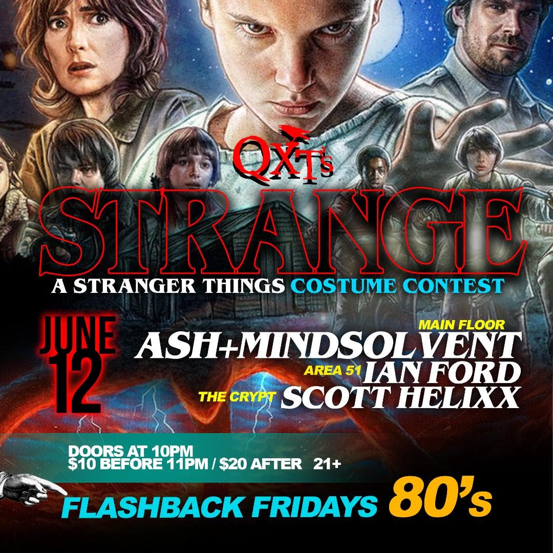 FLASHBACK FRIDAYS: The 80's celebrates **Stranger Things**
