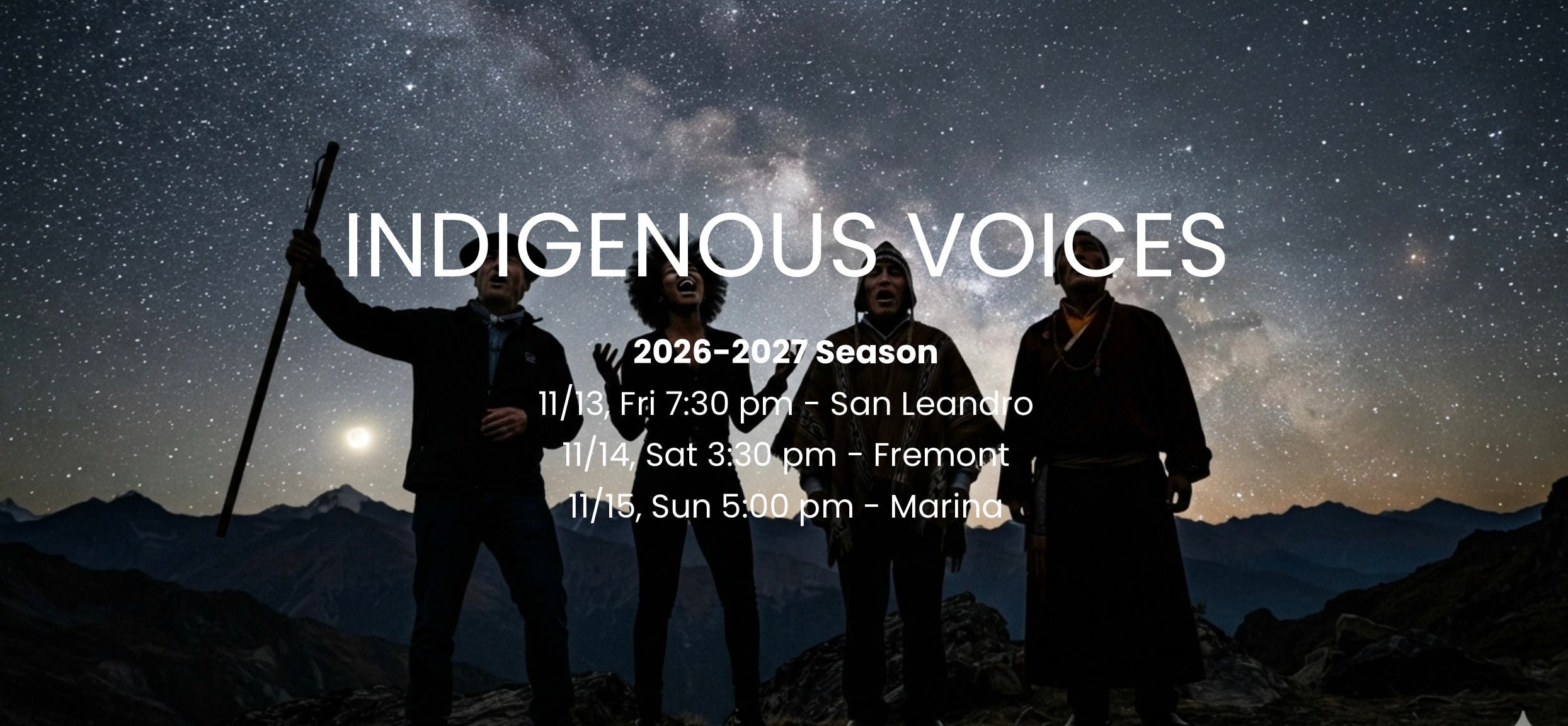 Indigenous Voices Salon Concert by Music with a Mission
