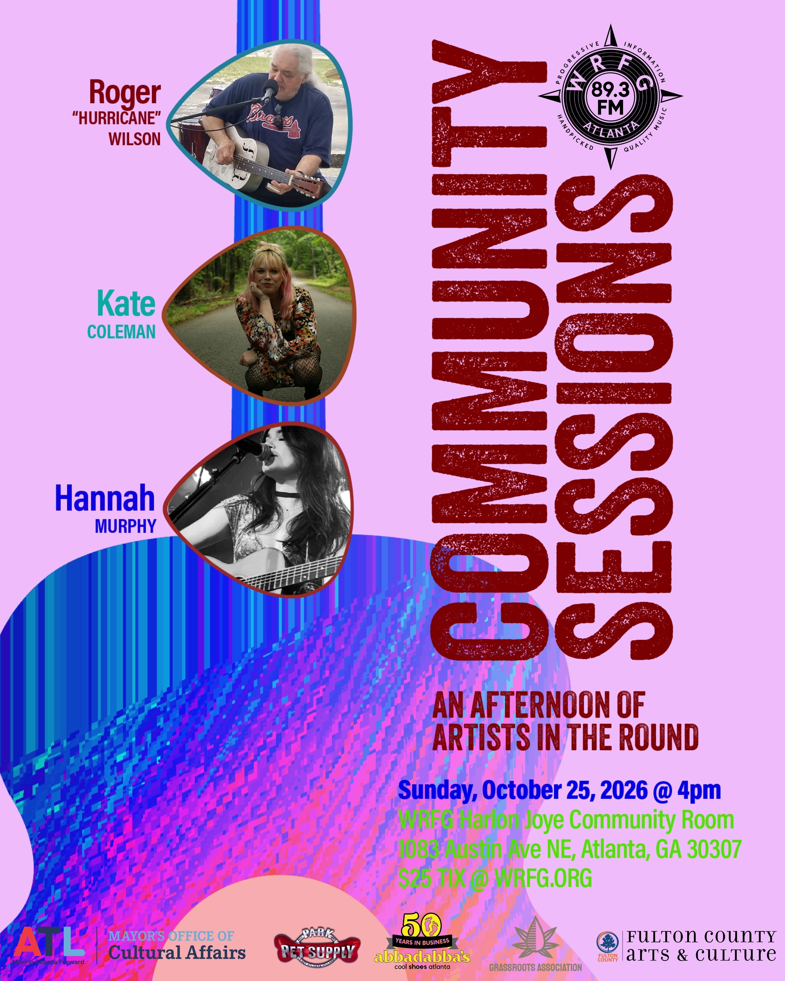 Community Sessions: An Afternoon of Artists in the Round