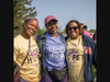 Supporters and survivors share a moment of connection at the Walk of Hope.