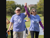 A powerful moment of celebration, as cancer survivors cross the Walk of Hope route together, symbolizing strength, resilience, and hope.