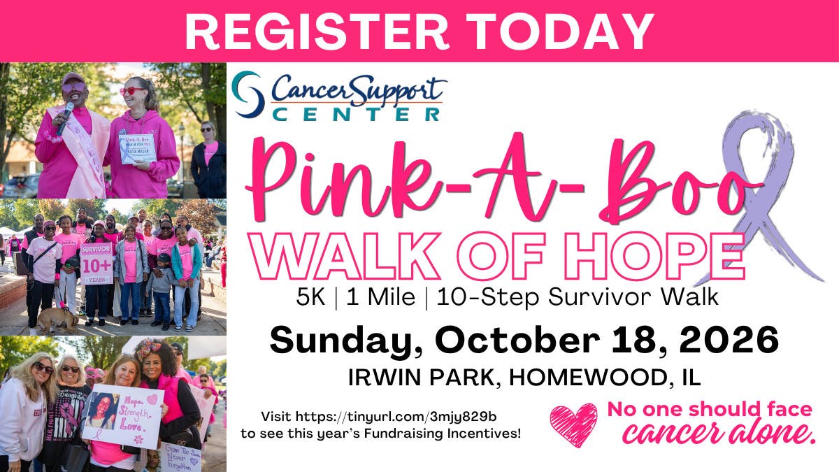 CSC'S Annual Pink-a-Boo Walk of Hope | No One Faces Cancer Alone