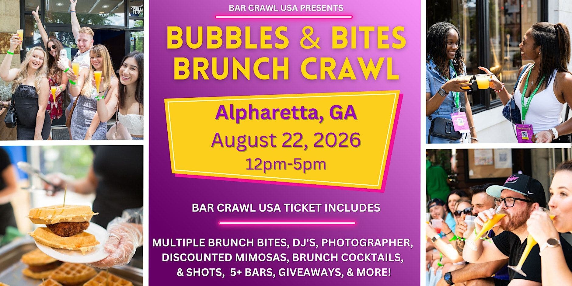 Alpharetta Bubbles & Bites Brunch Crawl