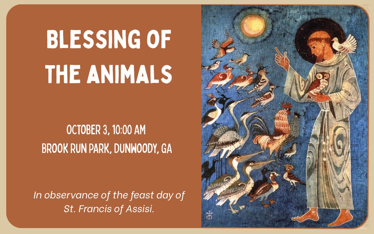 Pet Blessing / Blessing of the Animals