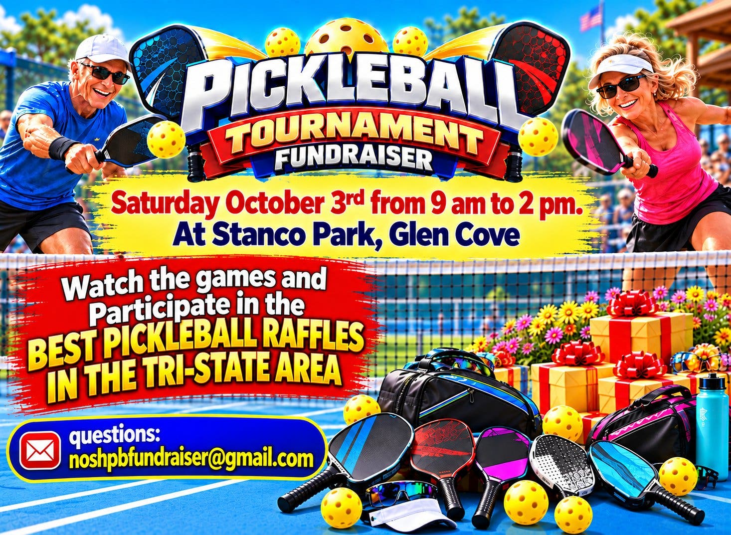 NOSH Delivers! Pickleball Tournament and Raffles Fundraiser