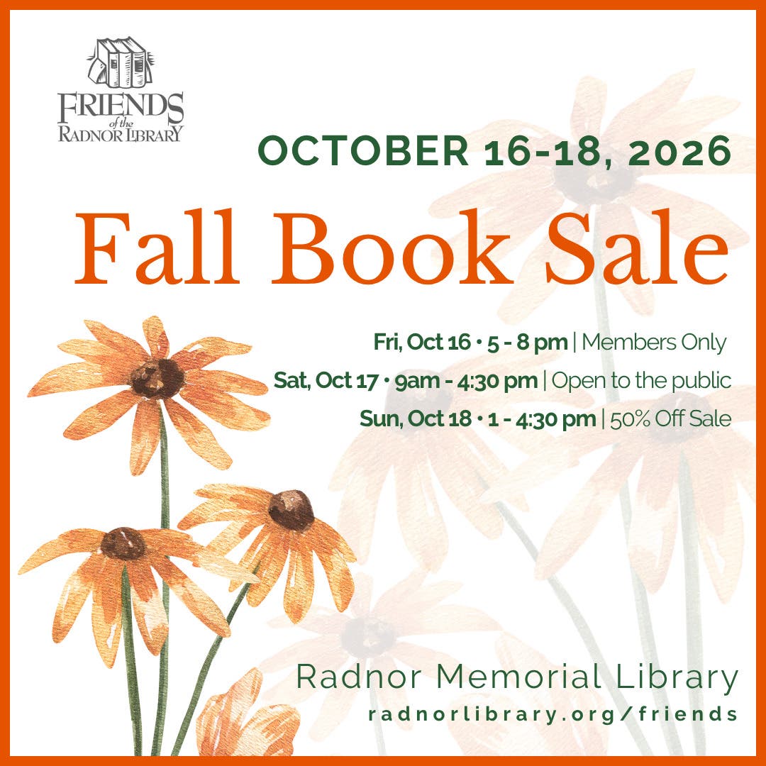 Fall Book Sale - Radnor Memorial Library