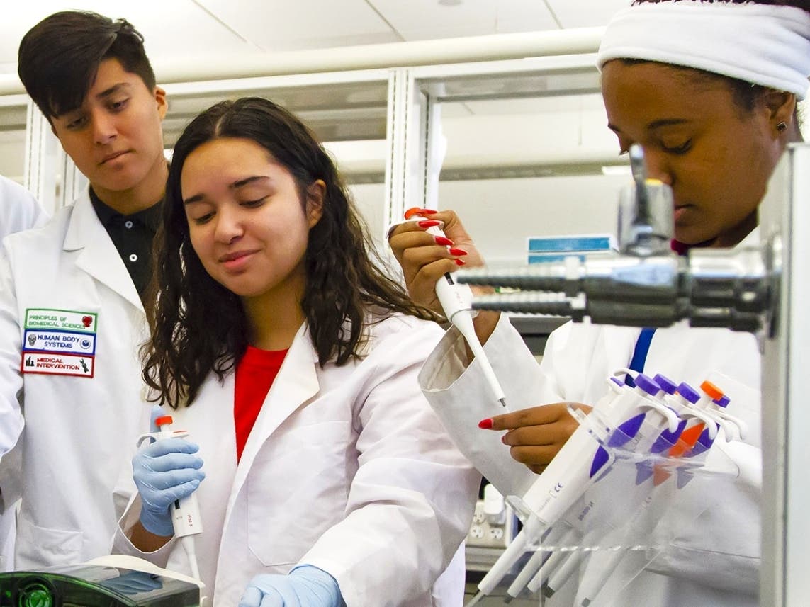Harmony Public Schools CTE medical assistant students gain real-world, hands-on clinical experience in the field, building essential skills for high-demand healthcare careers across Texas.