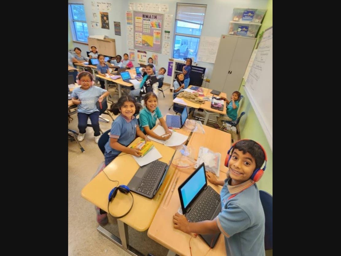 Students engage in hands-on learning through Harmony Public Schools' award-winning STEM curriculum, designed to inspire future innovators through interactive science, technology, engineering, and math projects.