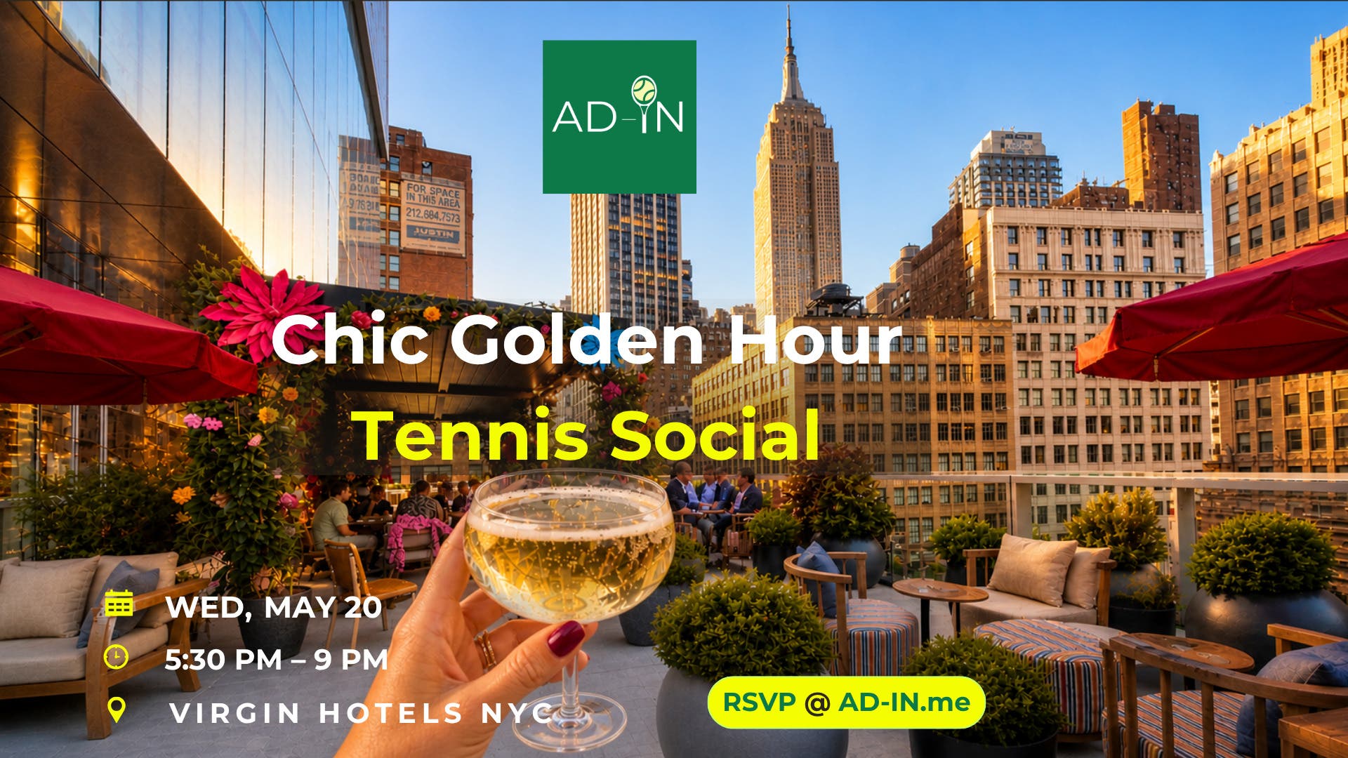 Tennis Social - Chic Golden Hour