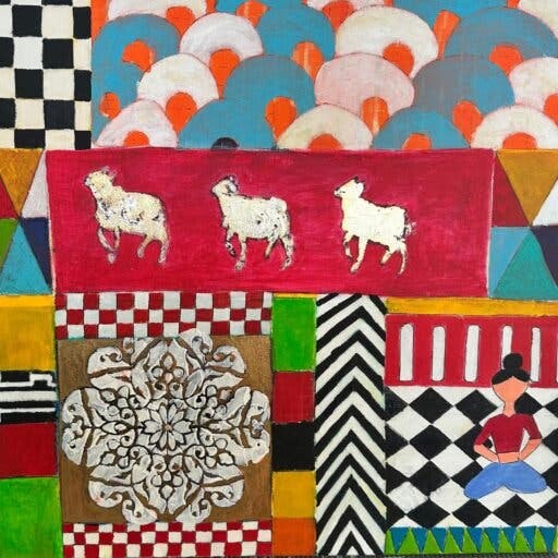 Opening Reception for Lively & Colorful Abstracts by Sharkara Jain