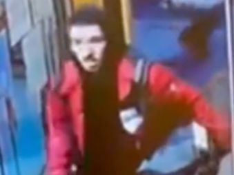 The man was captured on camera recently.