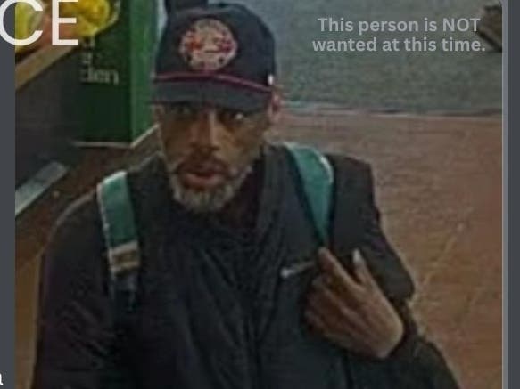 The man was captured on camera recently.