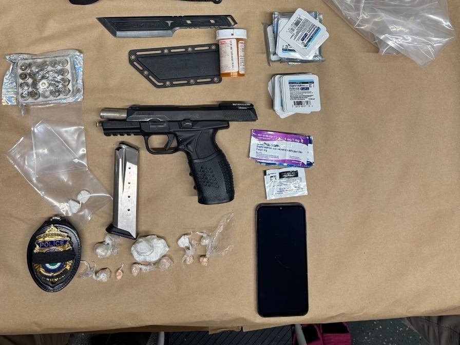 Parnham has a previous record of firearm and drug possession convictions.