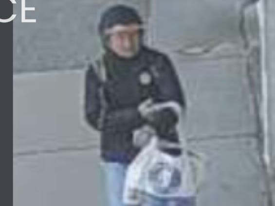 The person was captured on camera recently.