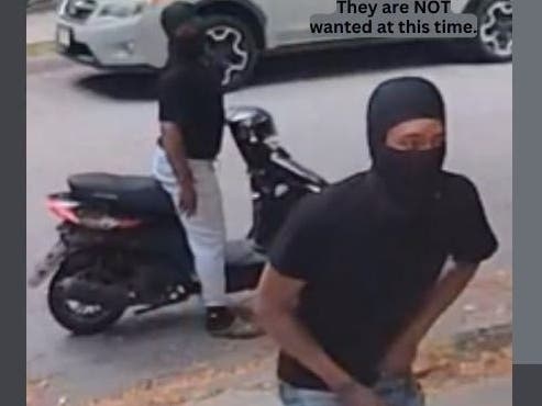 The pair was captured on camera recently.