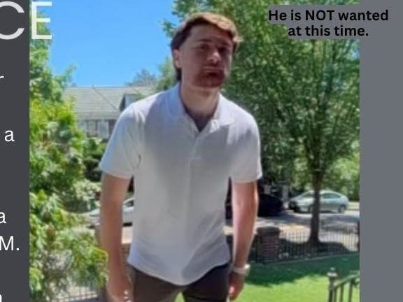 The man was captured on camera recently.