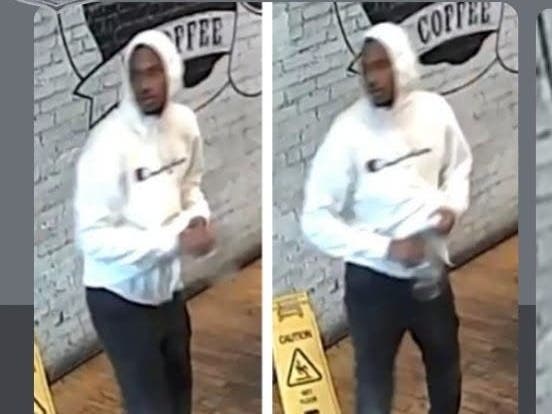 The man was captured on camera recently.
