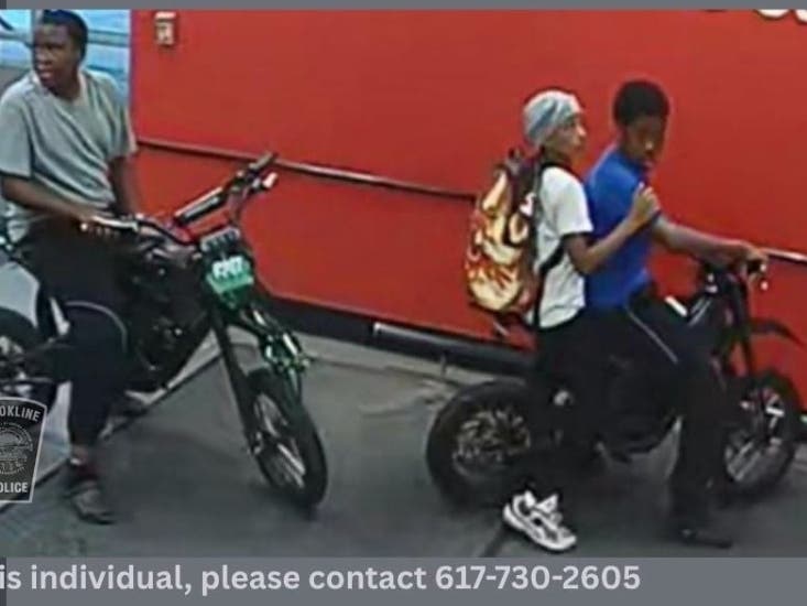 The three people were captured on camera recently.