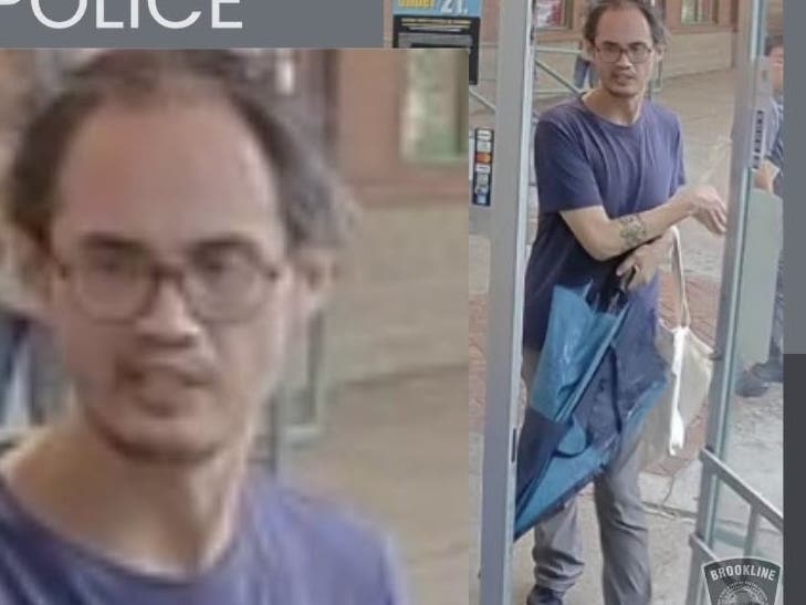 The man was captured on camera recently.