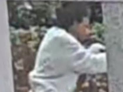 The man was captured on camera recently.