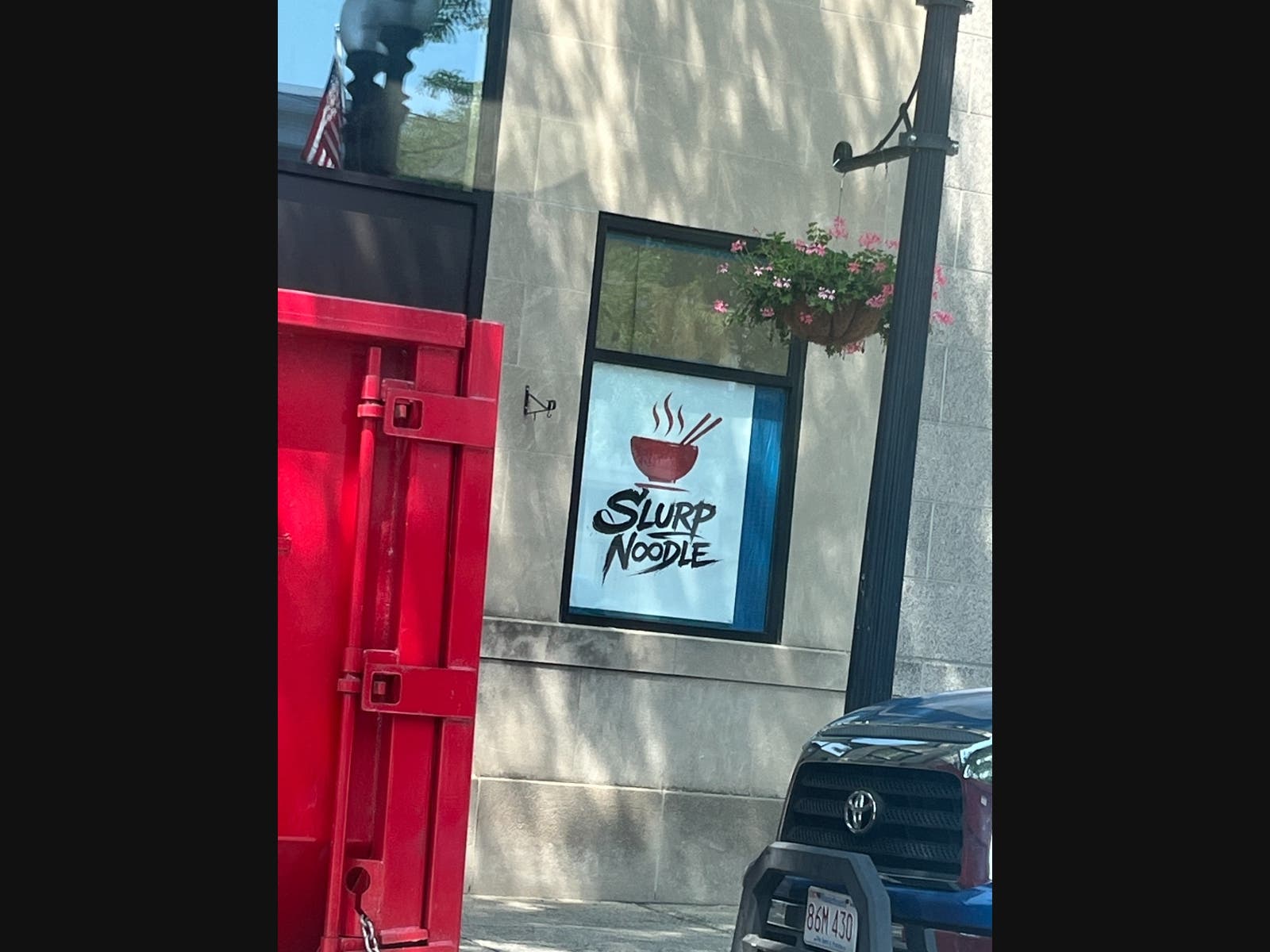A sign for the business first appeared at its location in July.