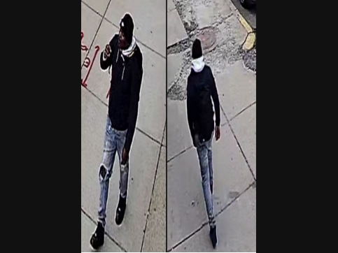 The man was captured on camera recently.