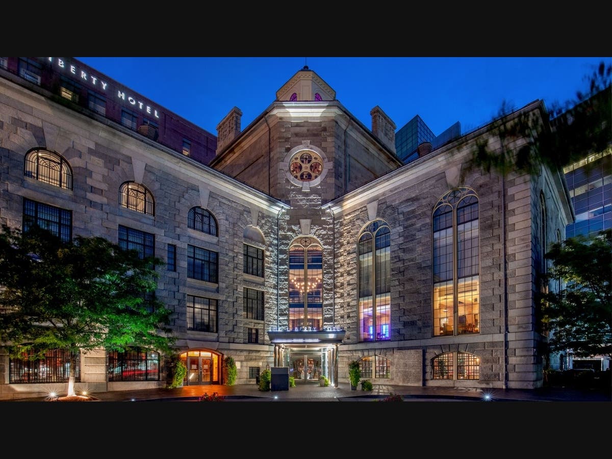 The hotel is located in the former Charles Street Jail, which was built in 1851 and operated for more than a century before closing in 1990