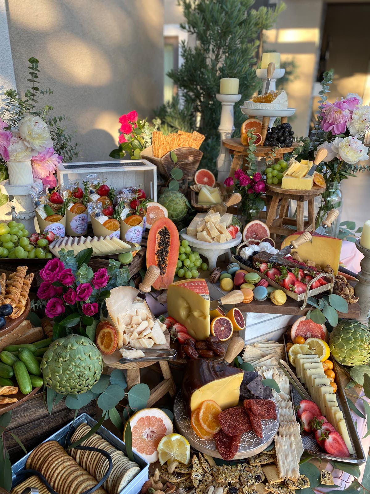 Fork and Flare Charcuterie and Grazing Tables