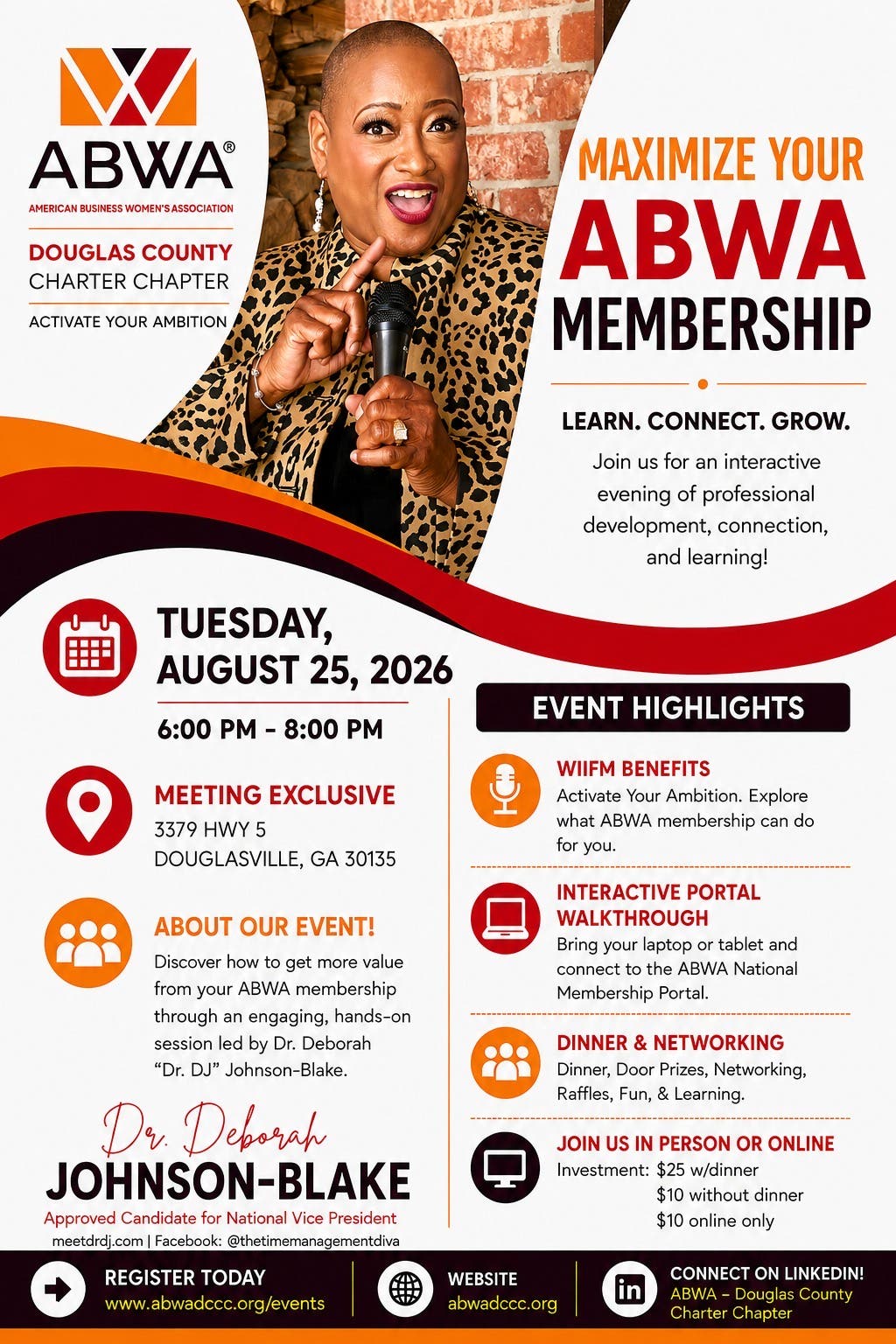 ABWA Douglas County Invites Local Professionals to “Maximize Your Membership”