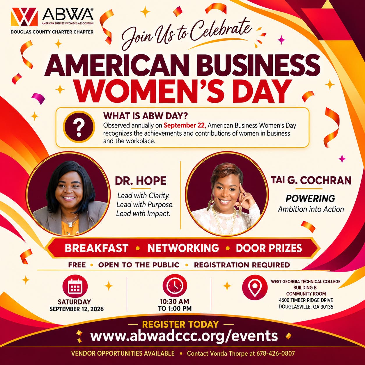 Free American Business Women’s Day Celebration Coming to Douglasville