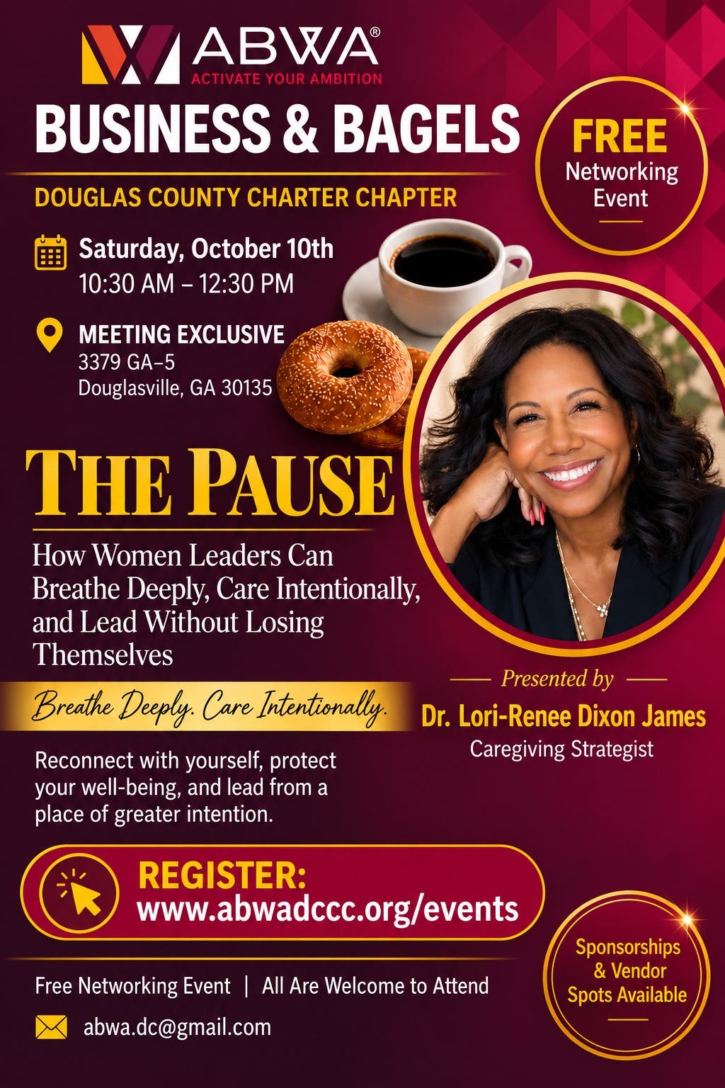 Free Business & Bagels: Leadership, Well-Being & Networking