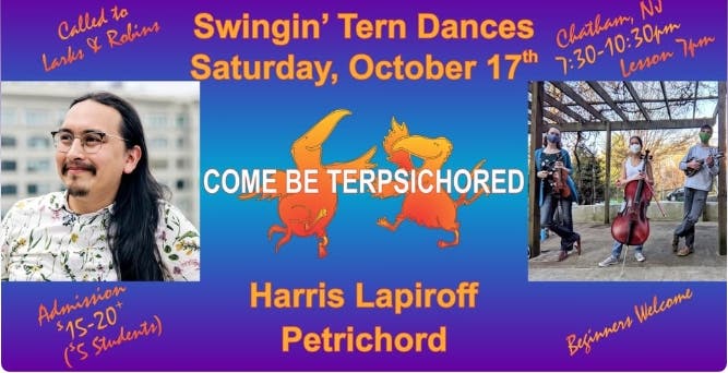 Swingin' Tern Contra Dances presents Harris Lapiroff & Petrichord
