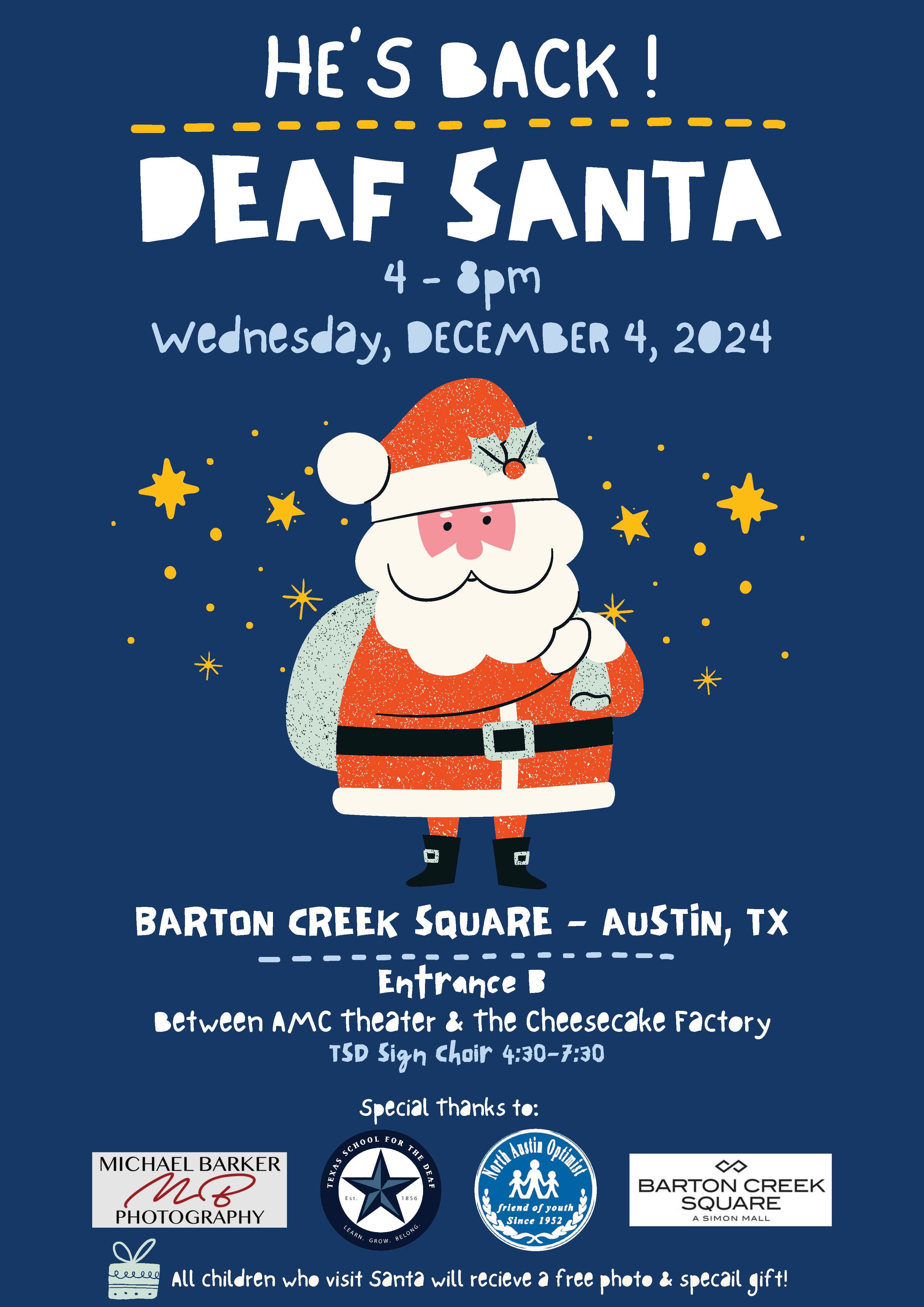 Dec 4 | Deaf Santa Claus is Back in Town | Austin, TX Patch