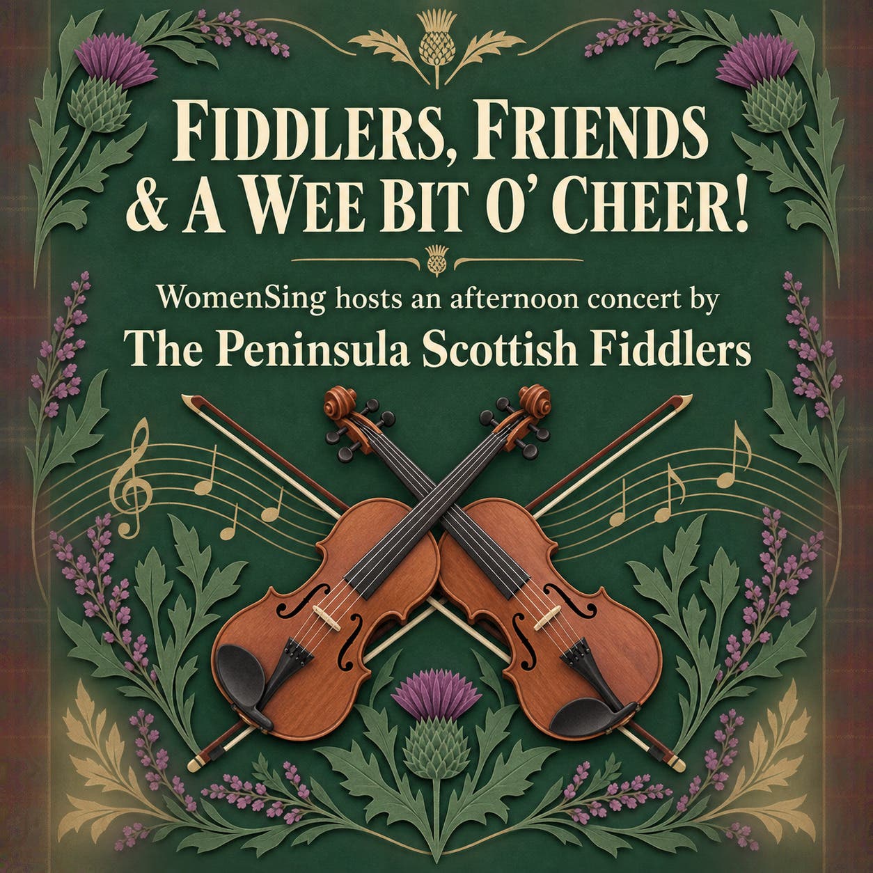 Fiddlers, Friends & A Wee Bit O’ Cheer!