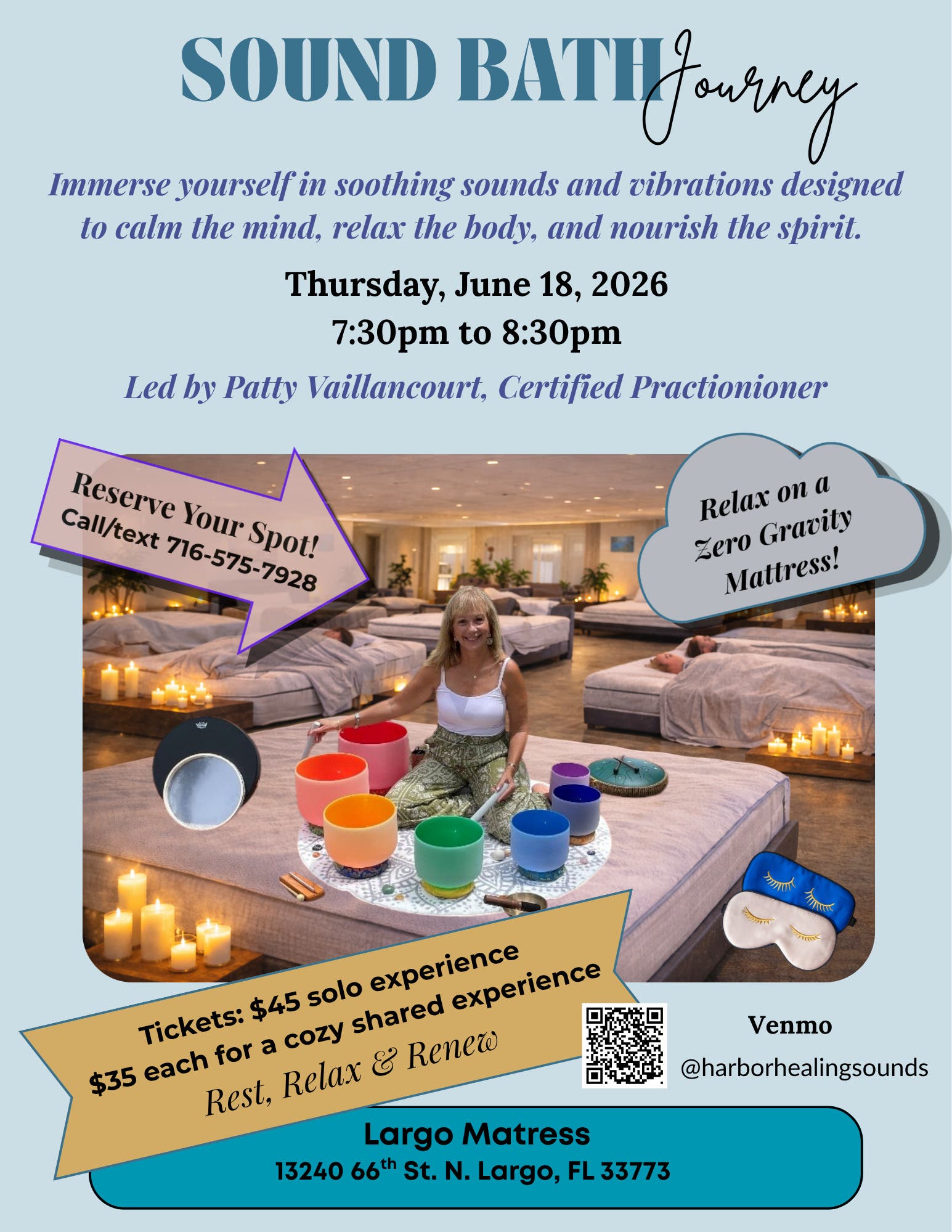 Sound Bath Journey - Zero Gravity Experience
