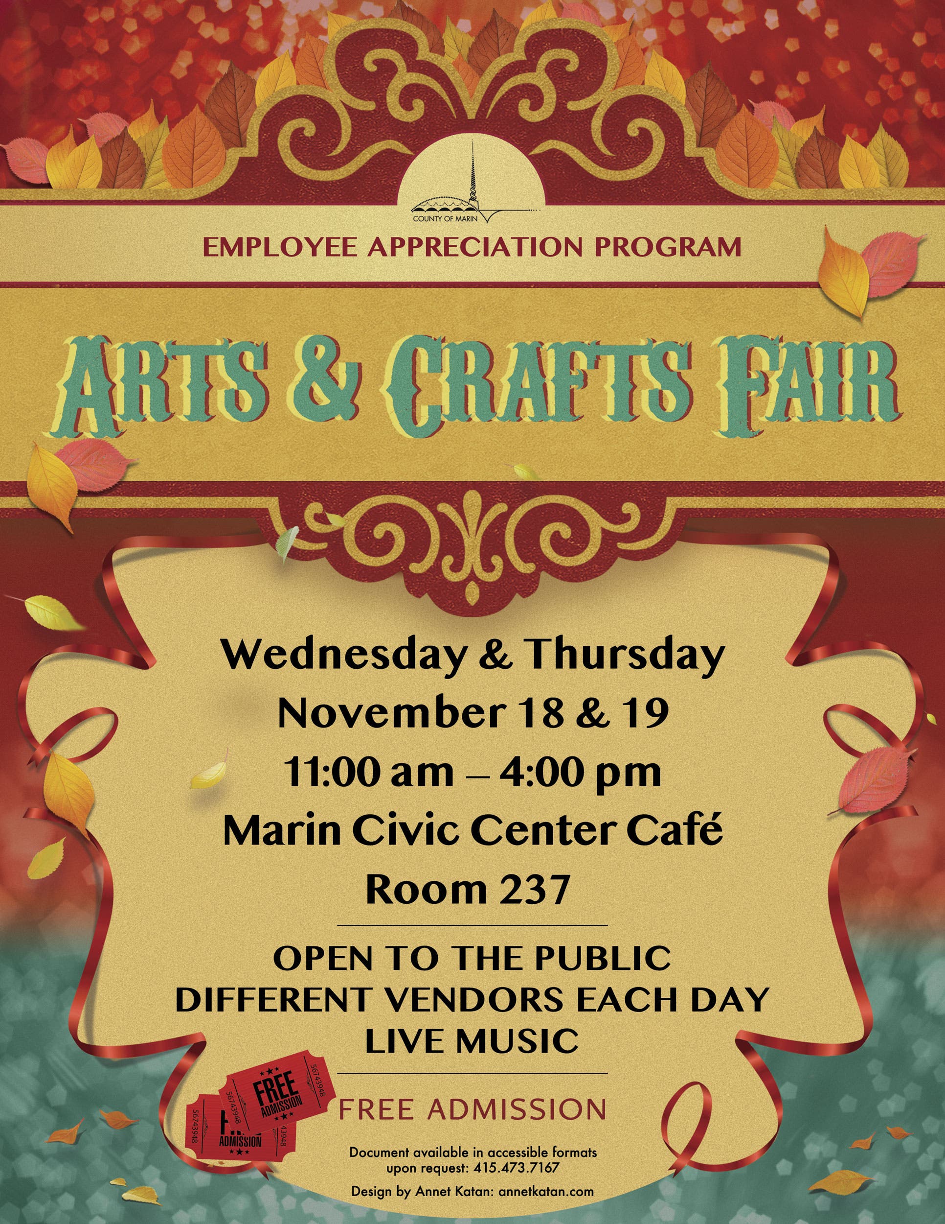 Arts & Crafts Fair, Nov. 18 & 19