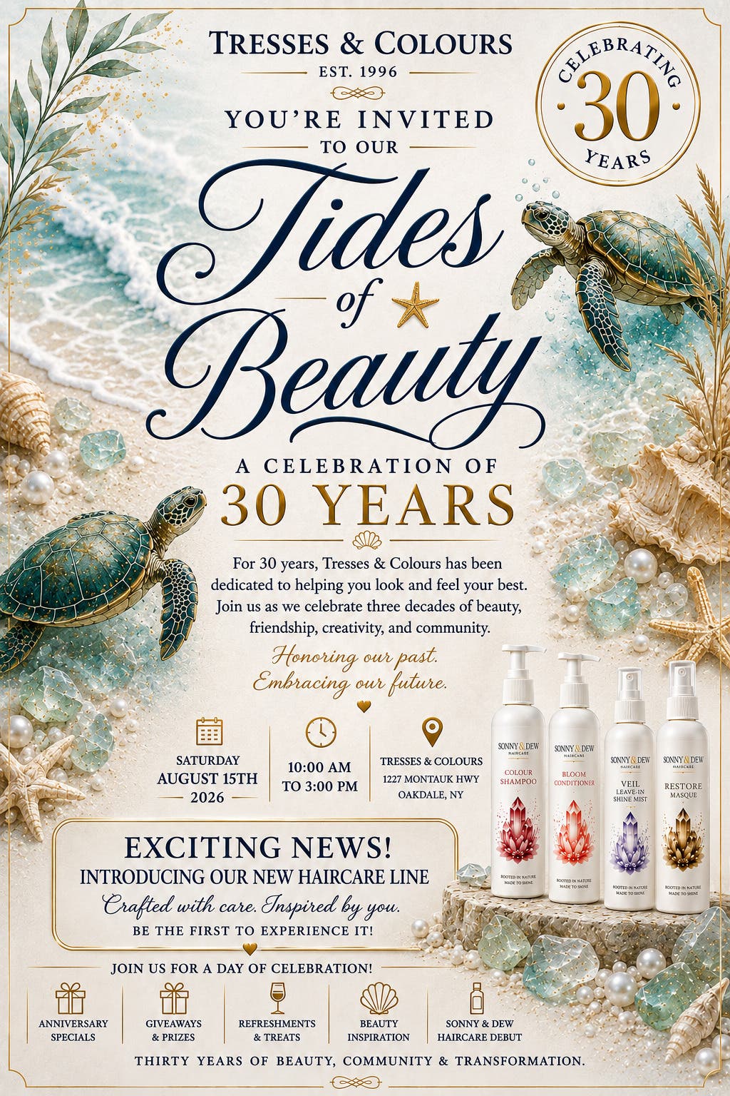 🌊 Tides of Beauty: A Celebration of 30 Years 🌊