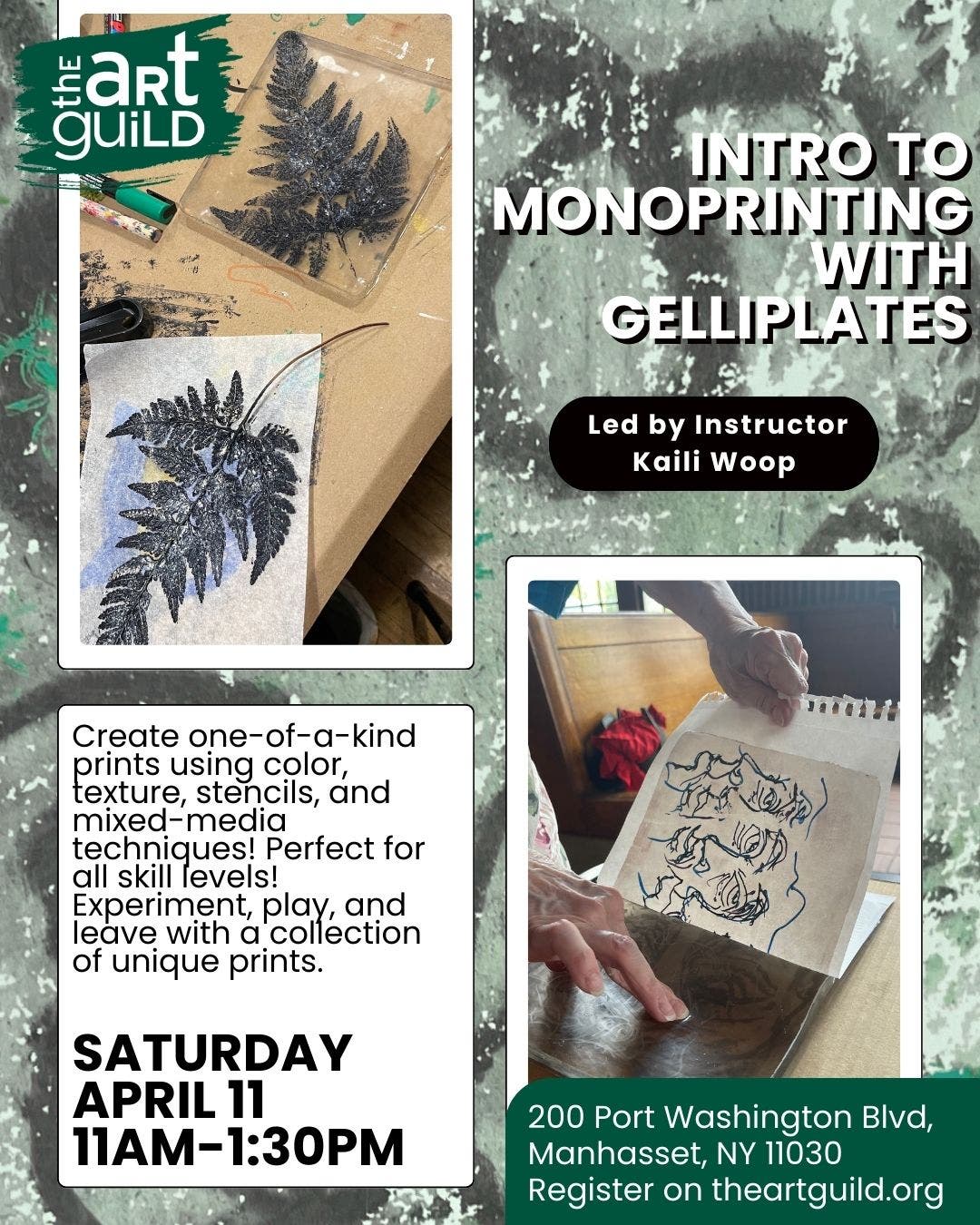 Intro to Monoprinting using Gelliplates
