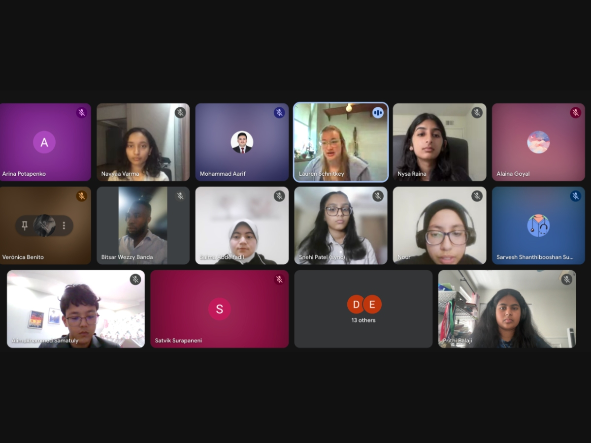 Lauren Schnitkey, Advisory Board Member at BioMedizone, gives student interns feedback about AI/ML projects, provides future direction, and mentorship into the field of clinical research.