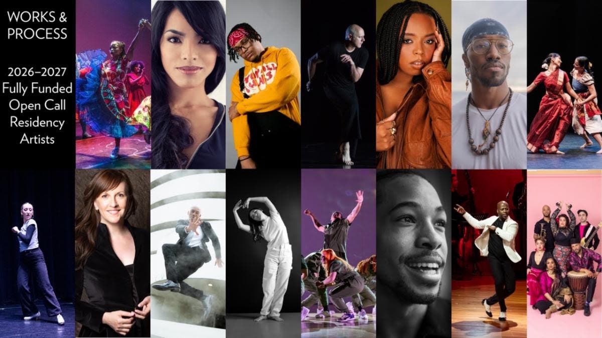 Works & Process Announces 2026-2027 Curated and Open Call Residency Artists